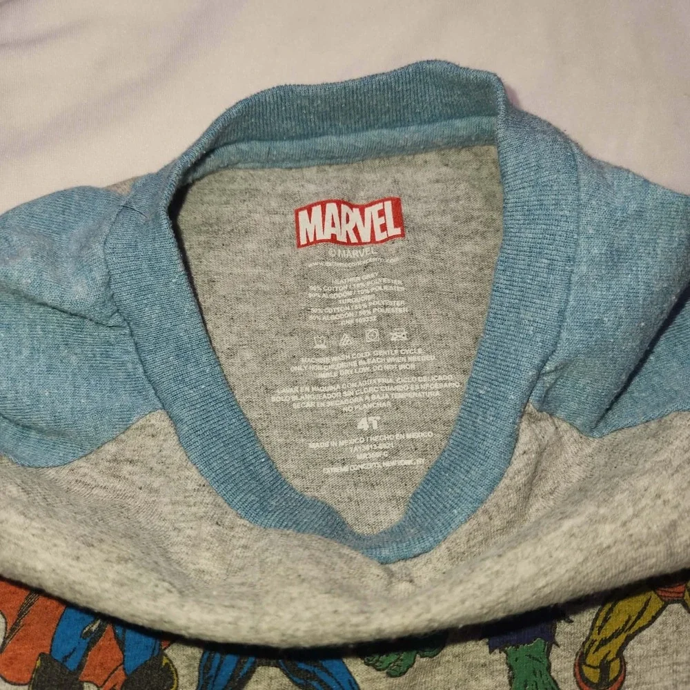 Boys Clothing Lot of 7 Adidas PUMA Marvel Shirts & Shorts Size 4